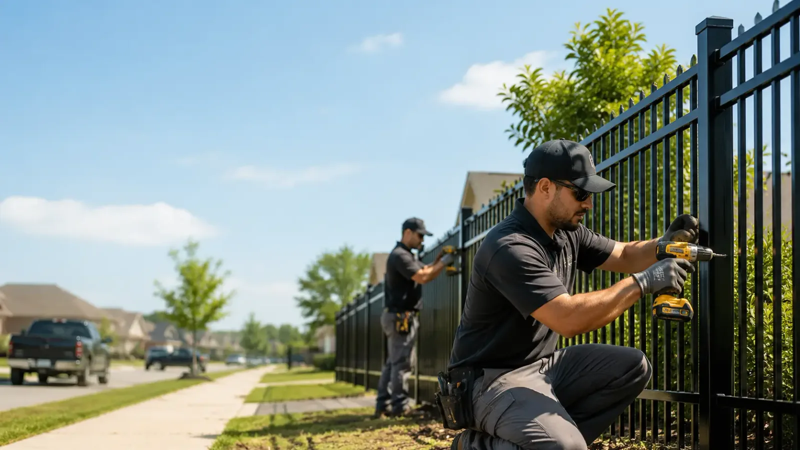 Metal Fence Installation in Bulpitt, IL